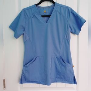 Carhartt Force Liberty Women's Multi-Pocket V-Neck Scrub Top (C12106). XS